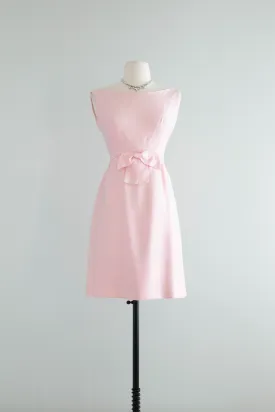 Vintage 1960s XS Pretty In Pink Jackie Party Dress