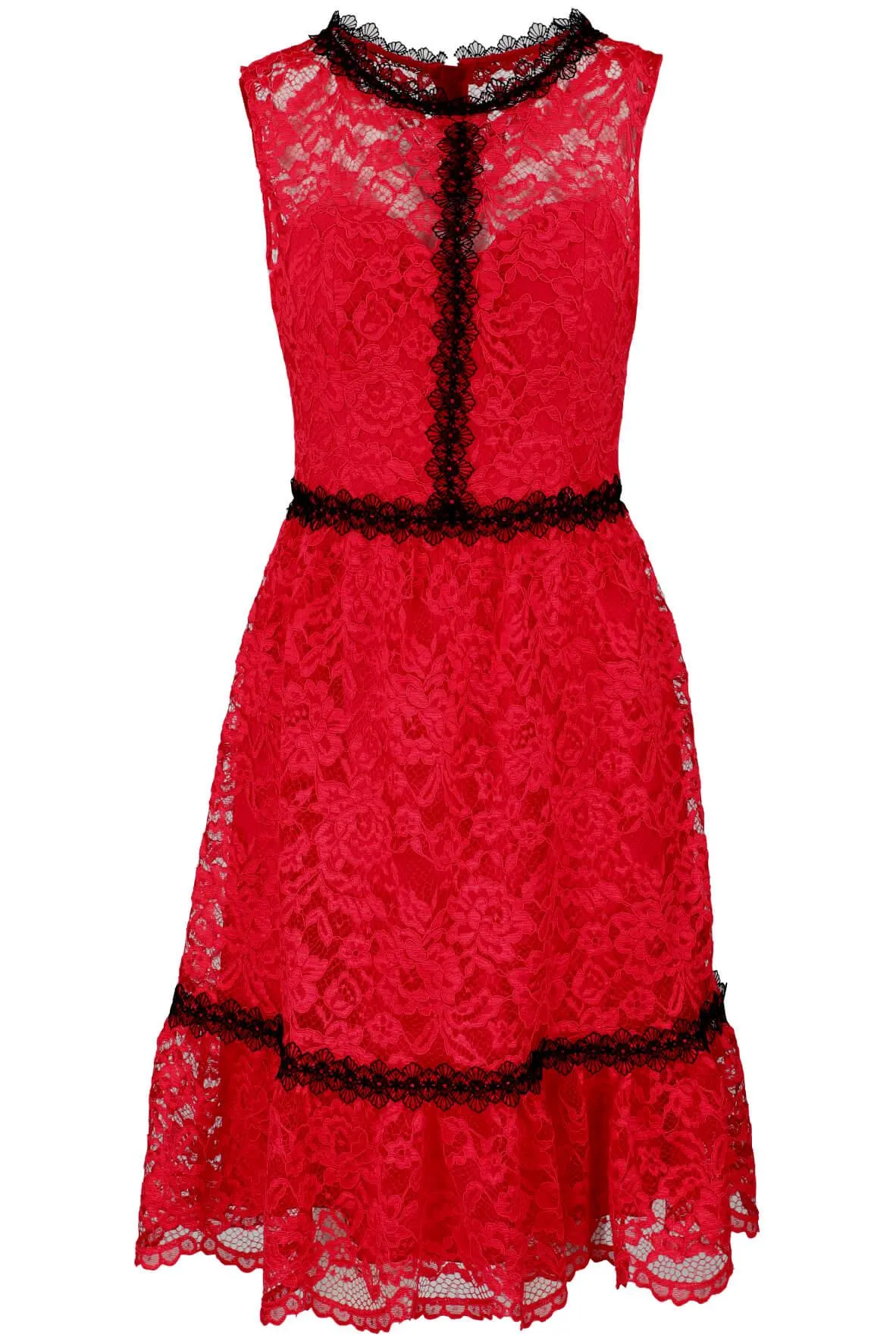 A-Line Lace Evening Dress