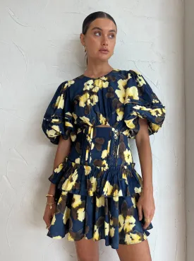 Acler Clovelly Dress in Floral Posy Print