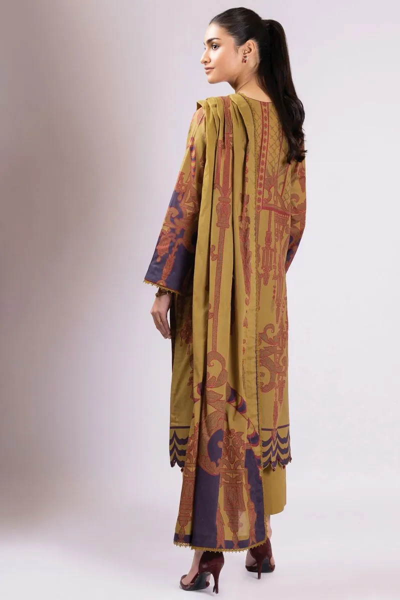 Al Karam - 3 PC Printed Lawn Suit With Lawn Dupatta SS22A Spring Summer Lawn Collection Vol 1