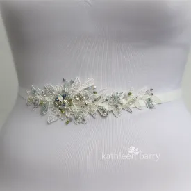 Ana wedding dress belt - custom colors to order