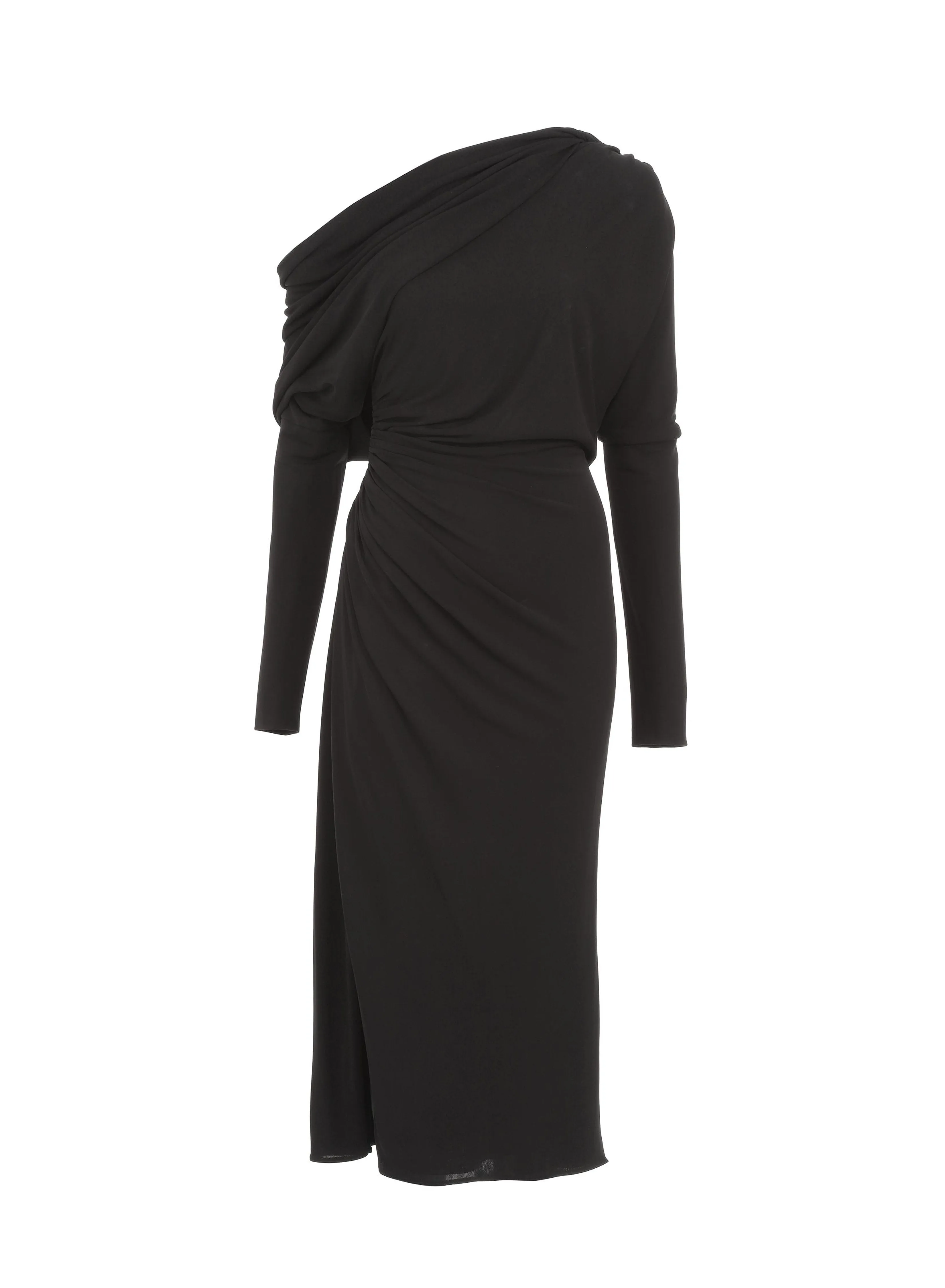 Asymmetric Jersey Dress