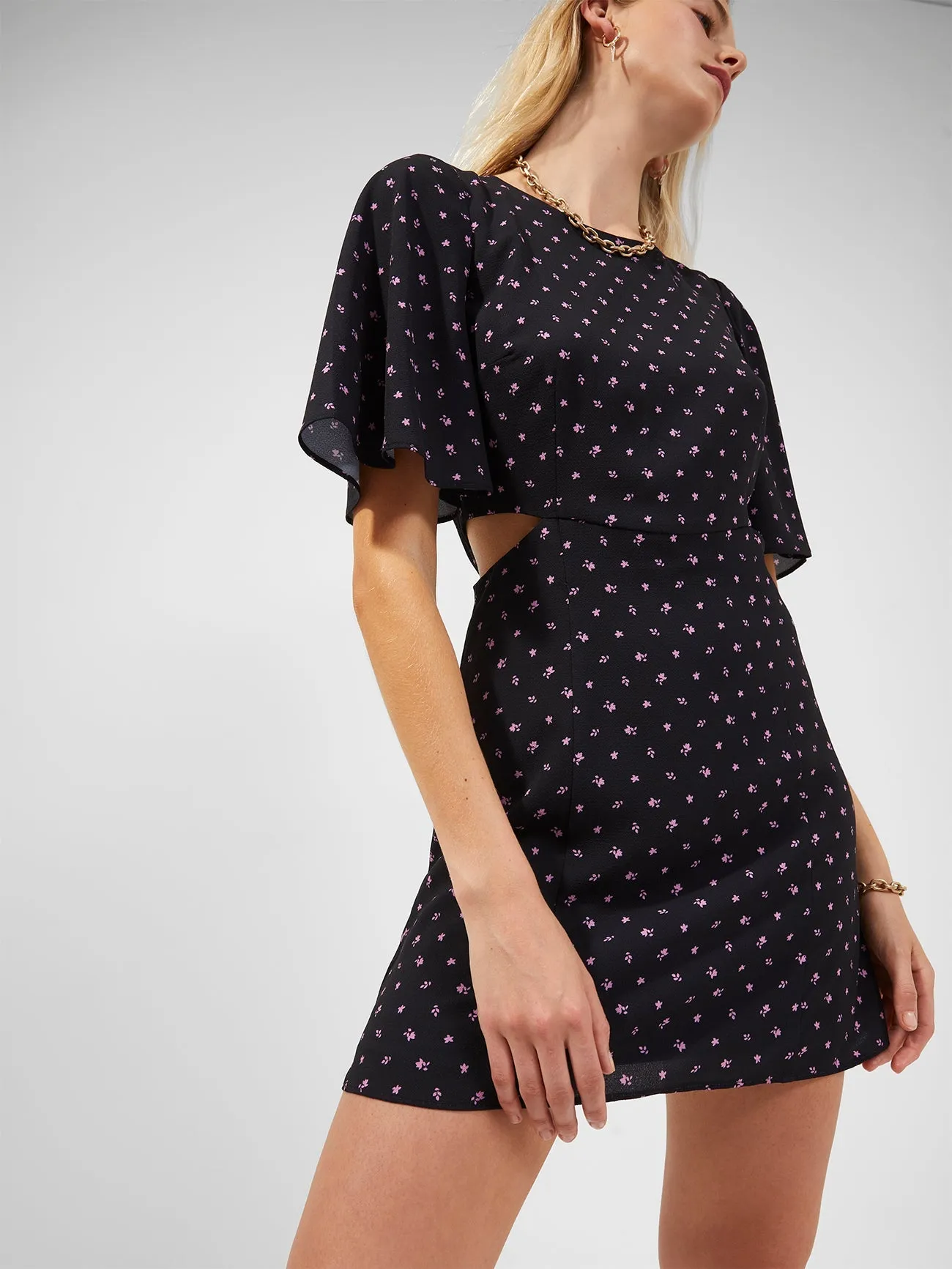 Augustine Verona Crepe Mini Dress