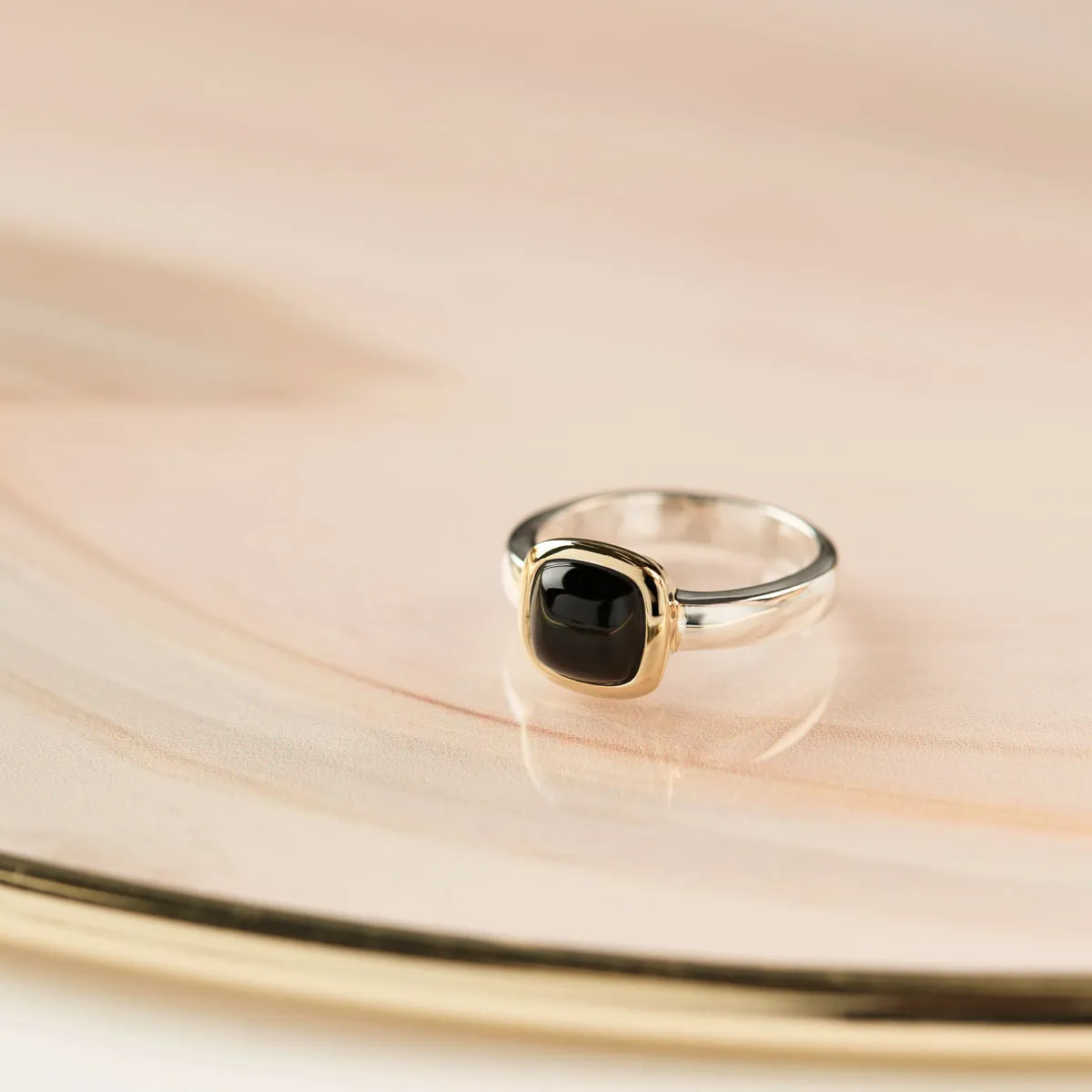 Aura Black Onyx Ring