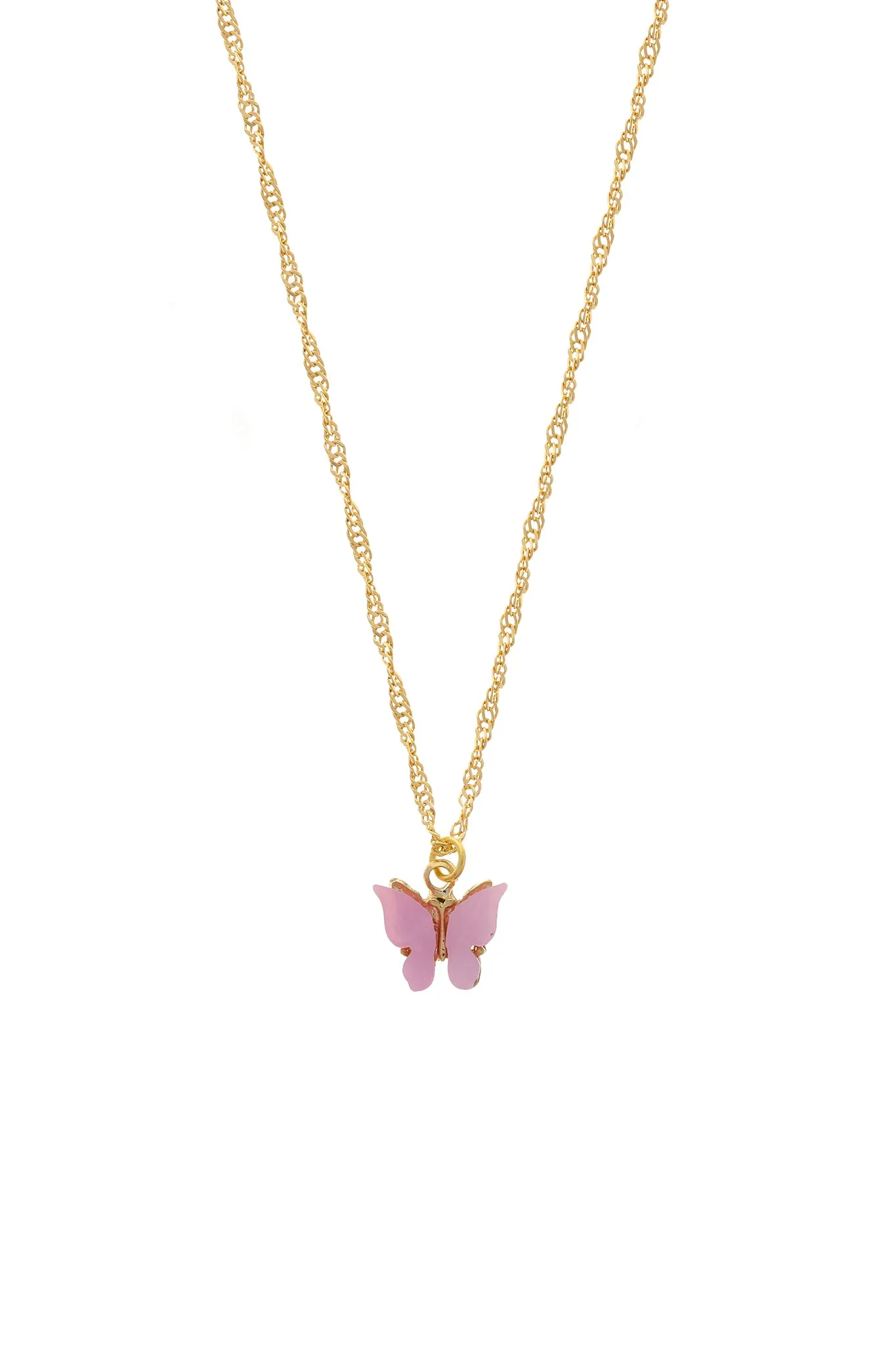 Blush Butterfly Necklace