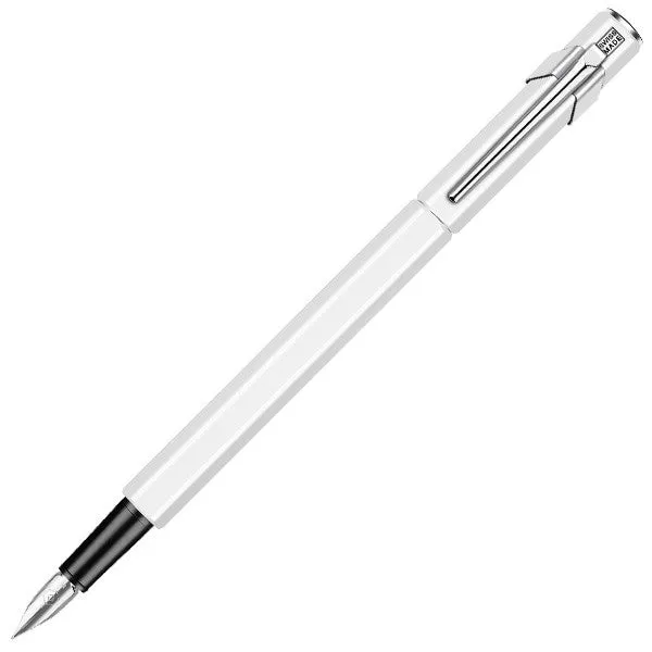 Caran d'Ache 849 Metal Fountain Pen White