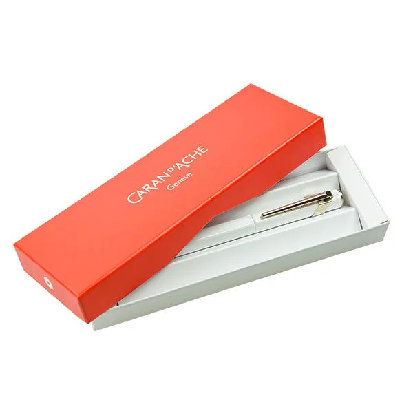 Caran d'Ache 849 Metal Fountain Pen White