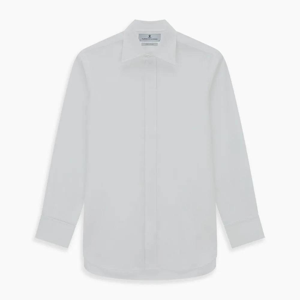 Elegant White Casino Royale Dress Shirt Inspired by James Bond