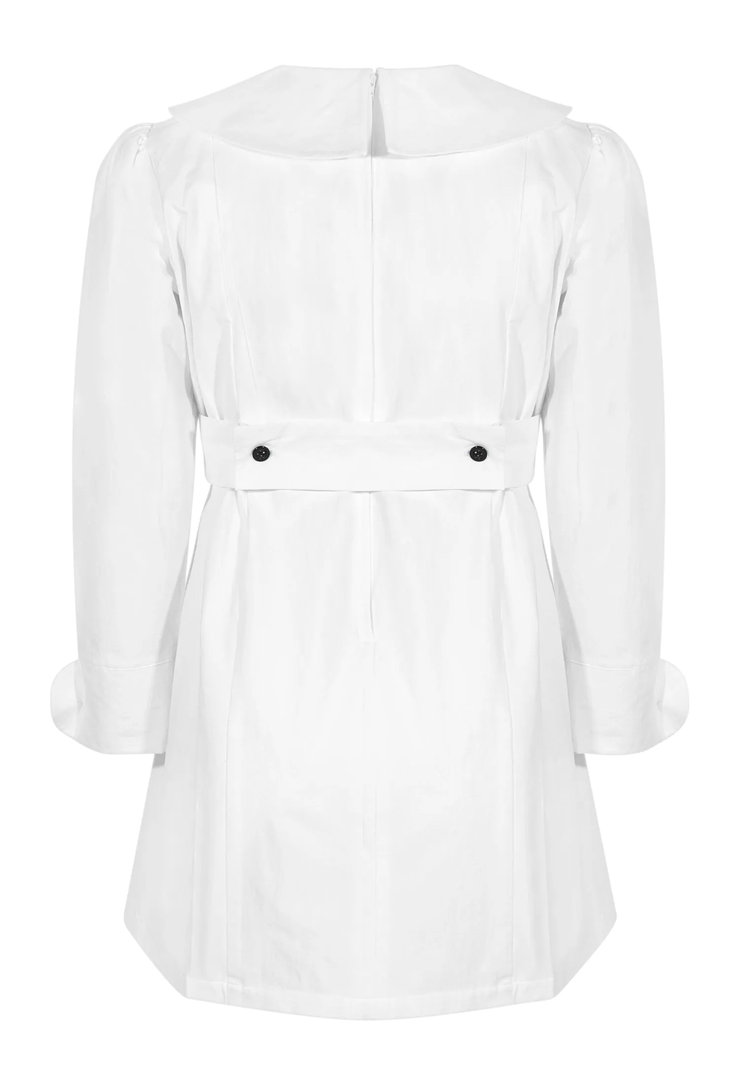 CLAUDETTE DRESS WHITE