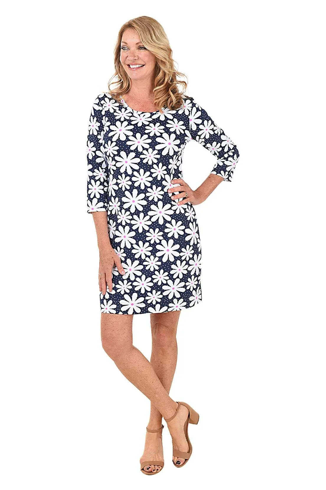 Daisy Dots UPF50  Travel Dress