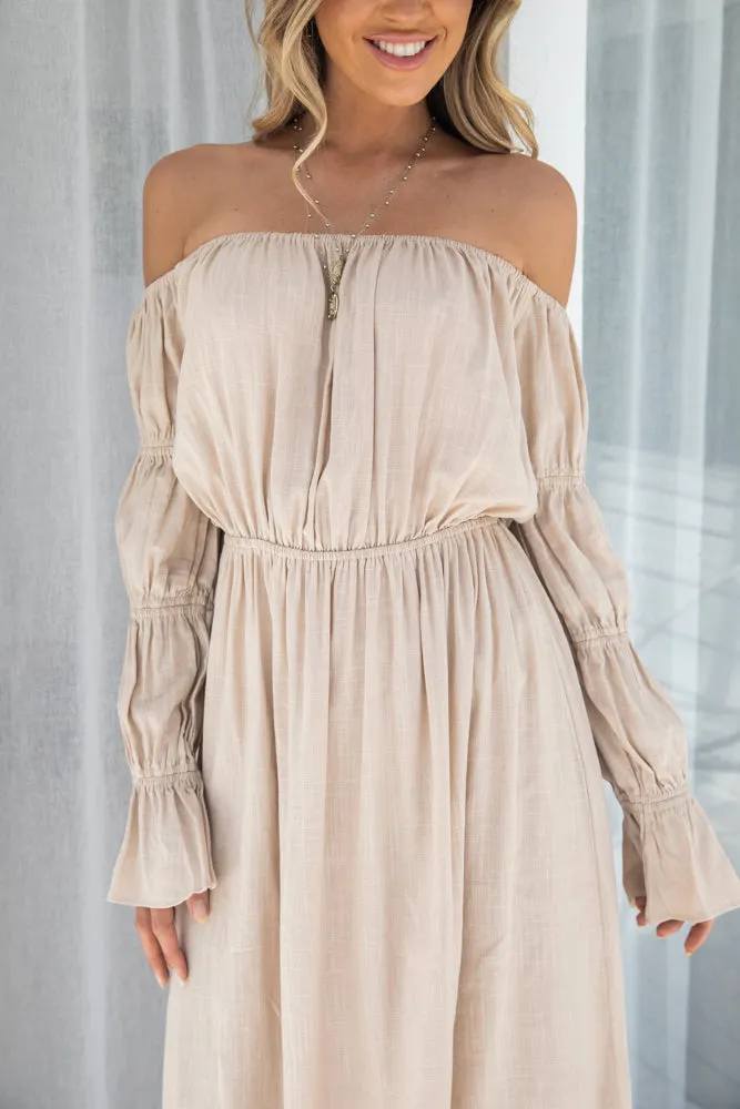 Del Mar Dress - Beige