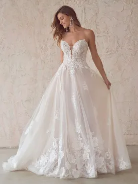 Dress 3573: Maggie Sottero "Britney" waist 34