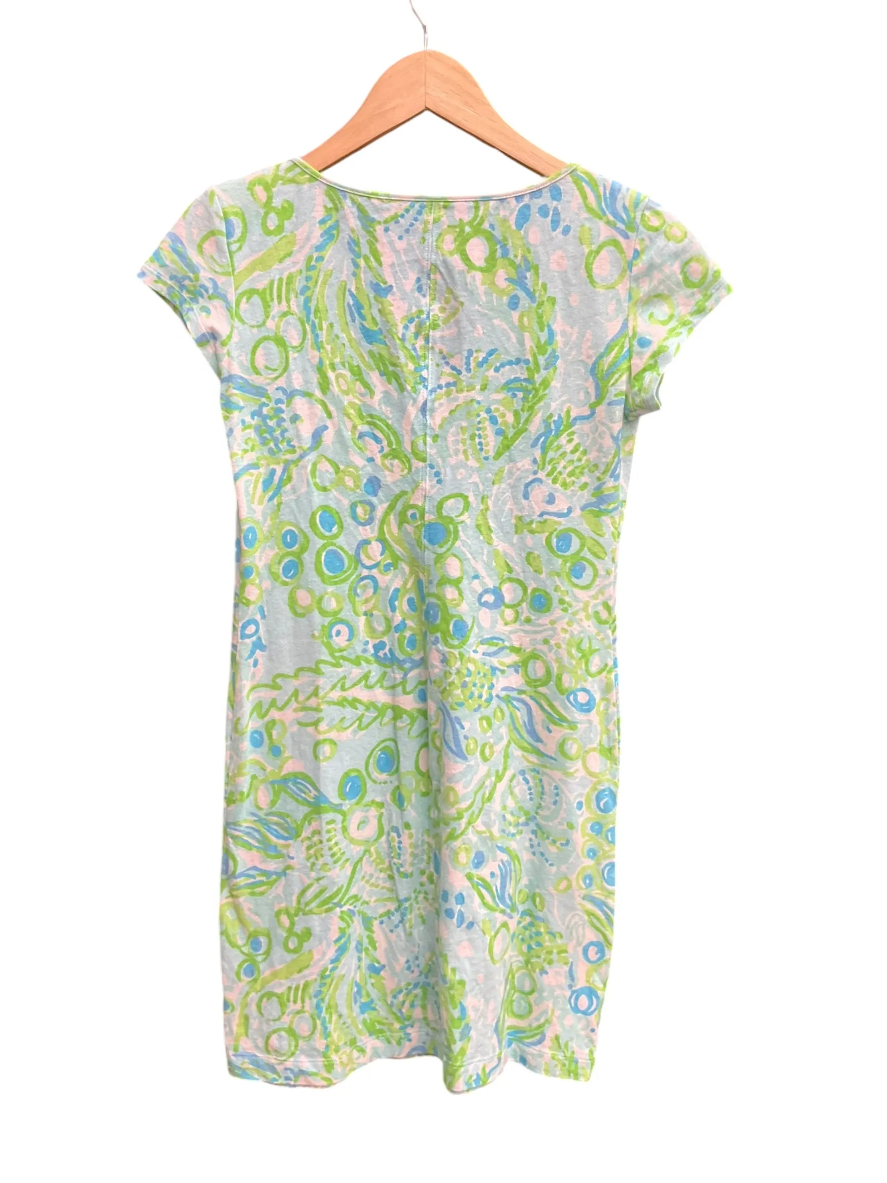 Dress Casual Short By Lilly Pulitzer In Blue & Green, Size: Xxs