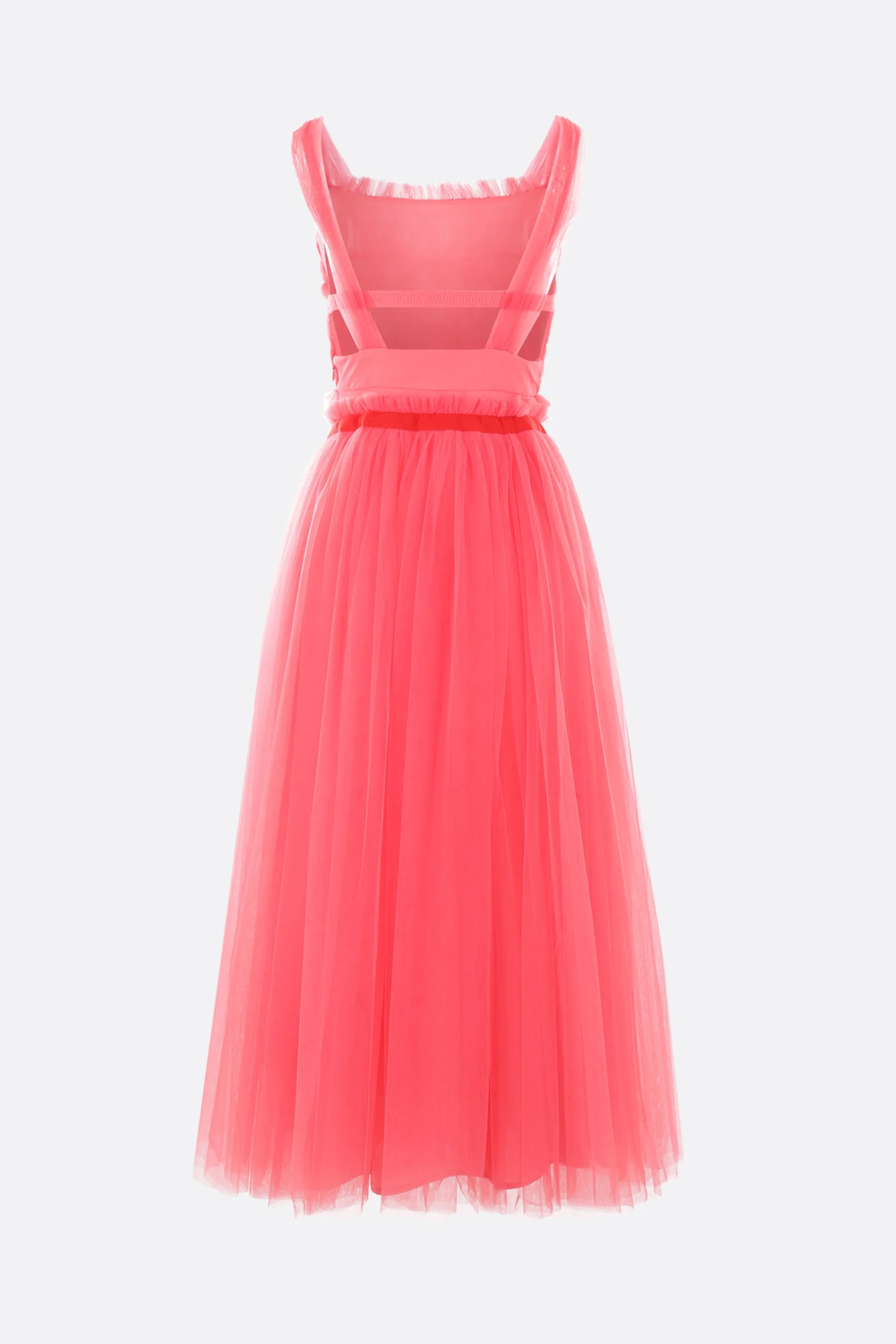 Elodie tulle midi dress