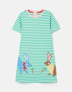 Girls Rosalee Short Sleeve A-Line Dress | Joules