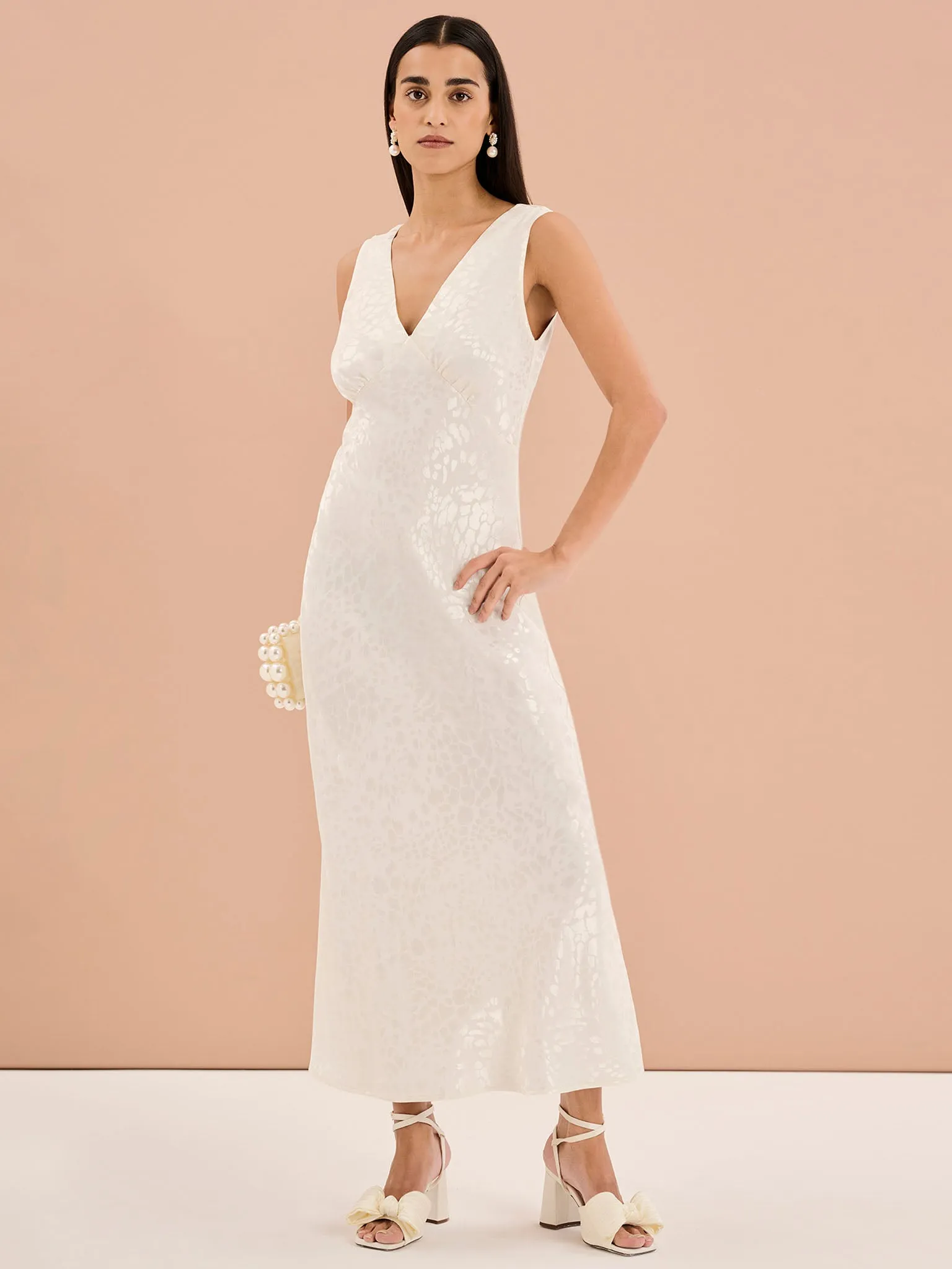 Iris Maxi Dress in Ivory