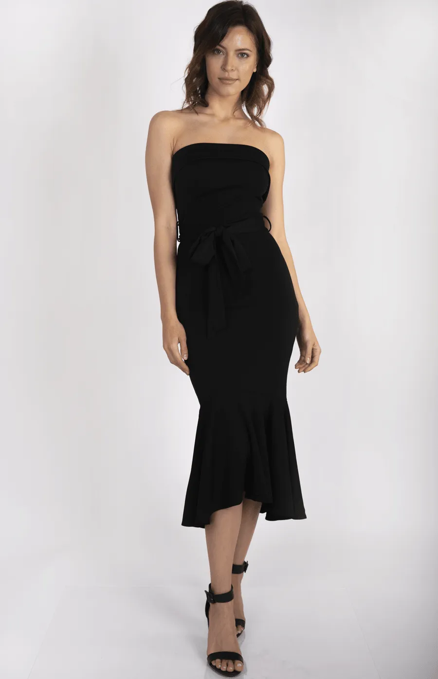 Layna Midi Dress Black