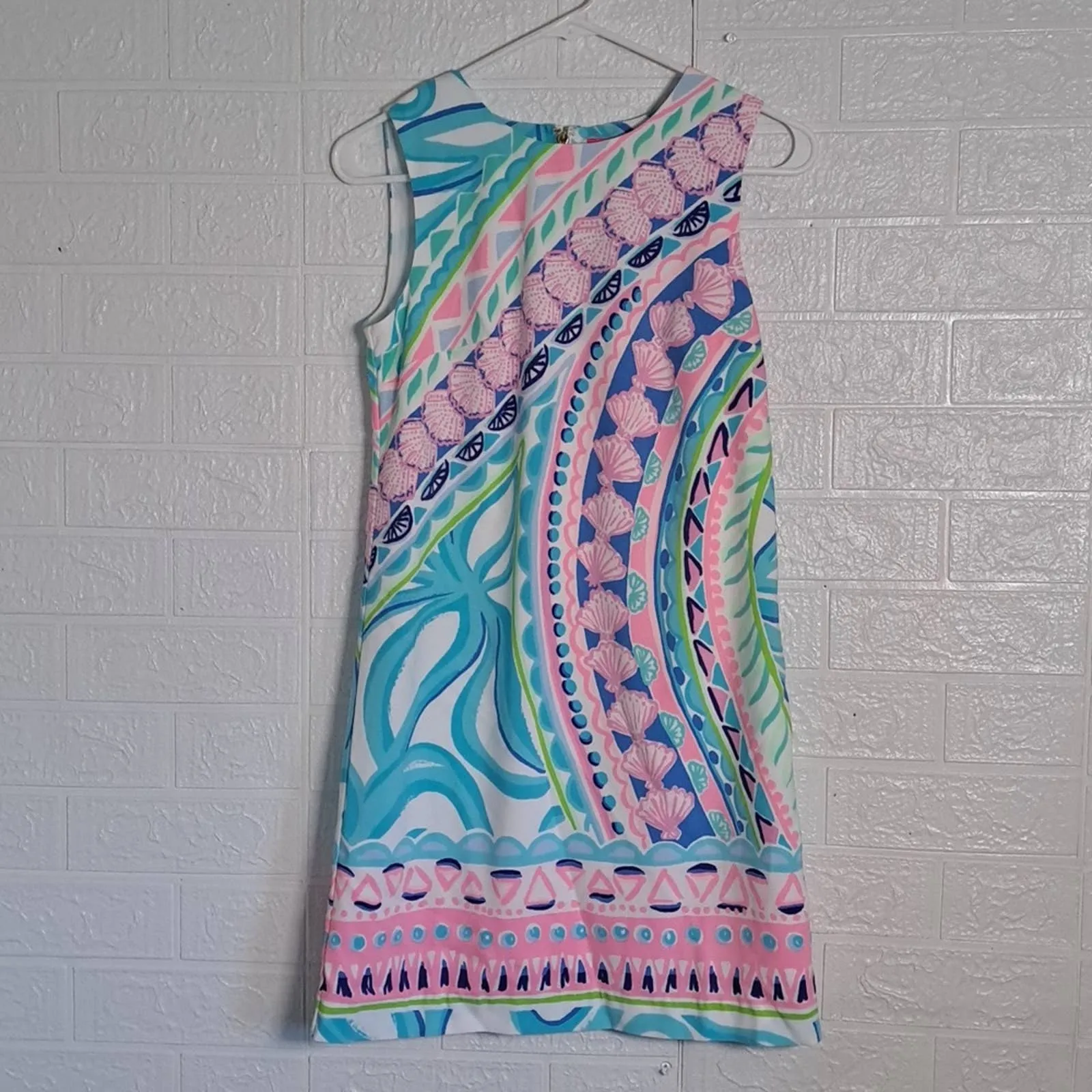 Lilly Pulitzer Narissa Stretch Shift Dress in Multi Coco Island