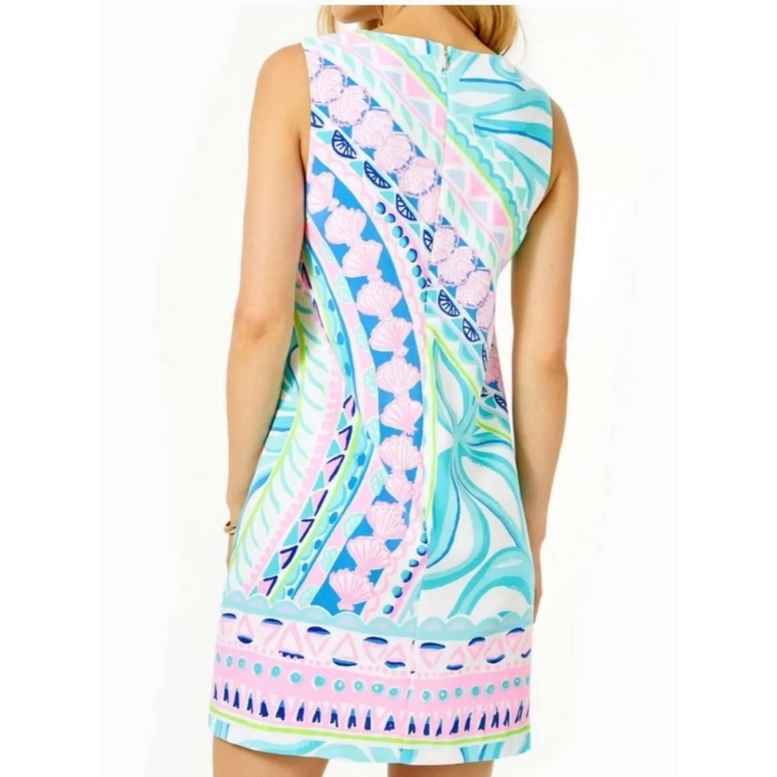 Lilly Pulitzer Narissa Stretch Shift Dress in Multi Coco Island