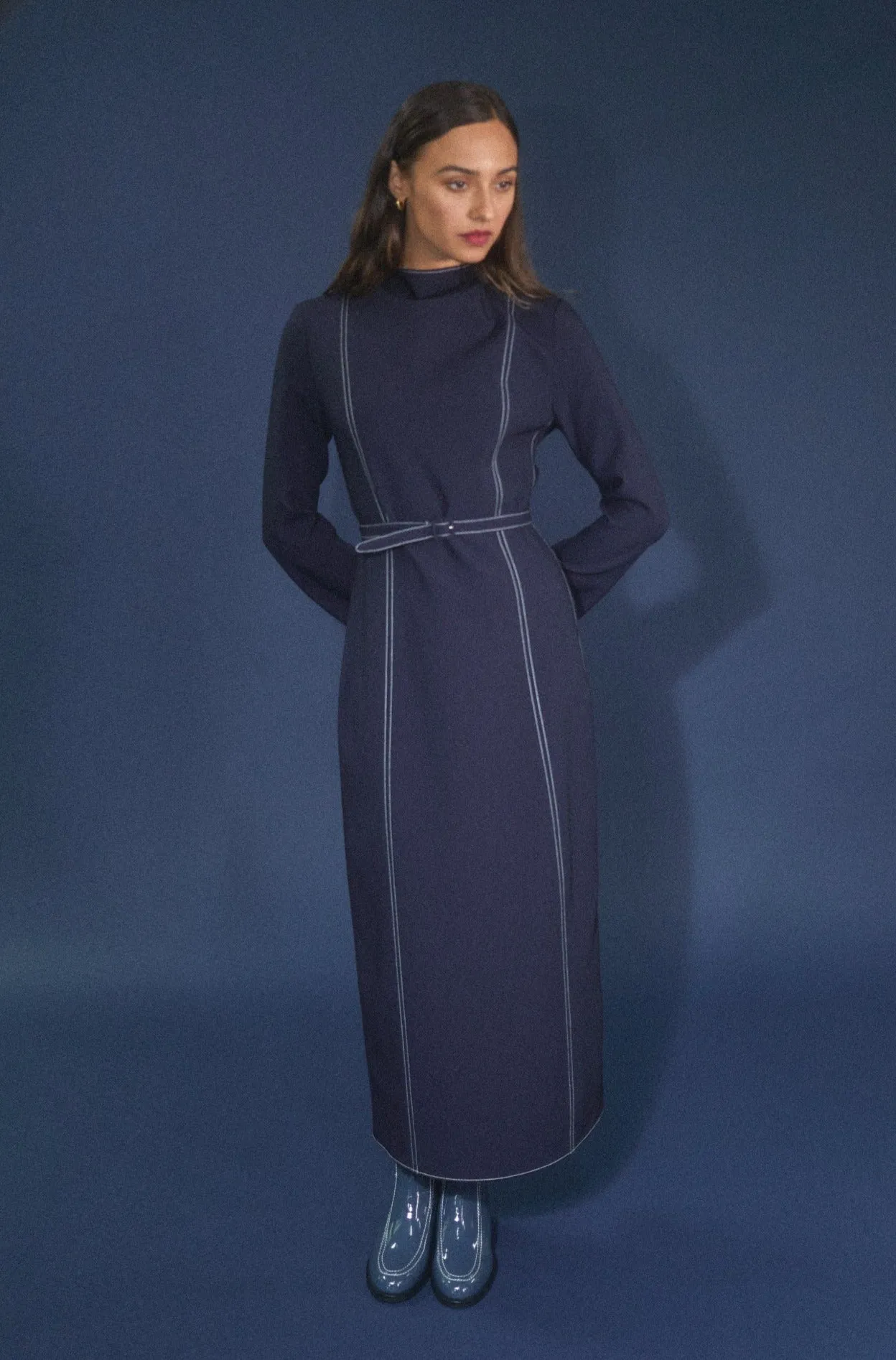 Lisburn Dress Dark Navy