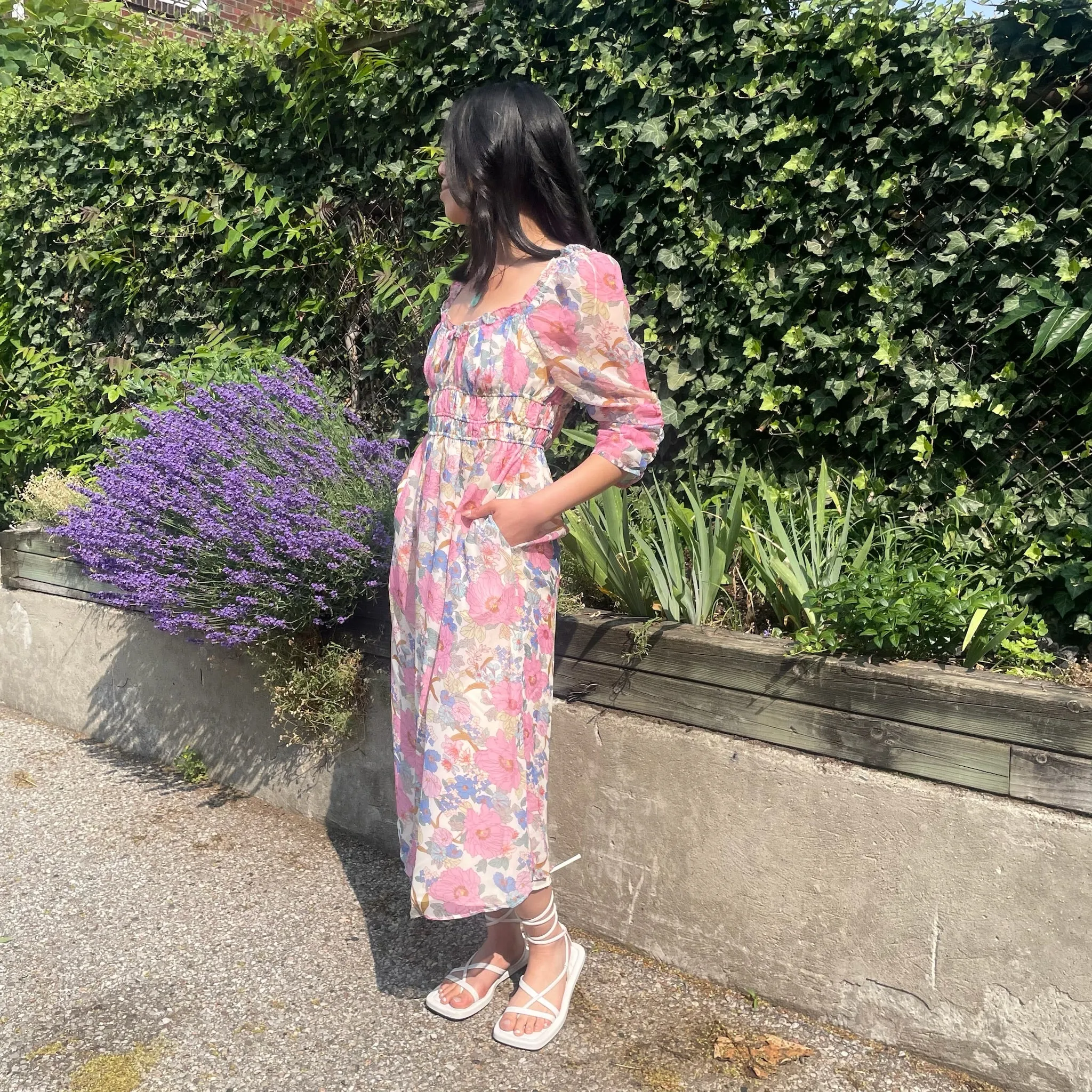 LUCIOLE Floral Dress