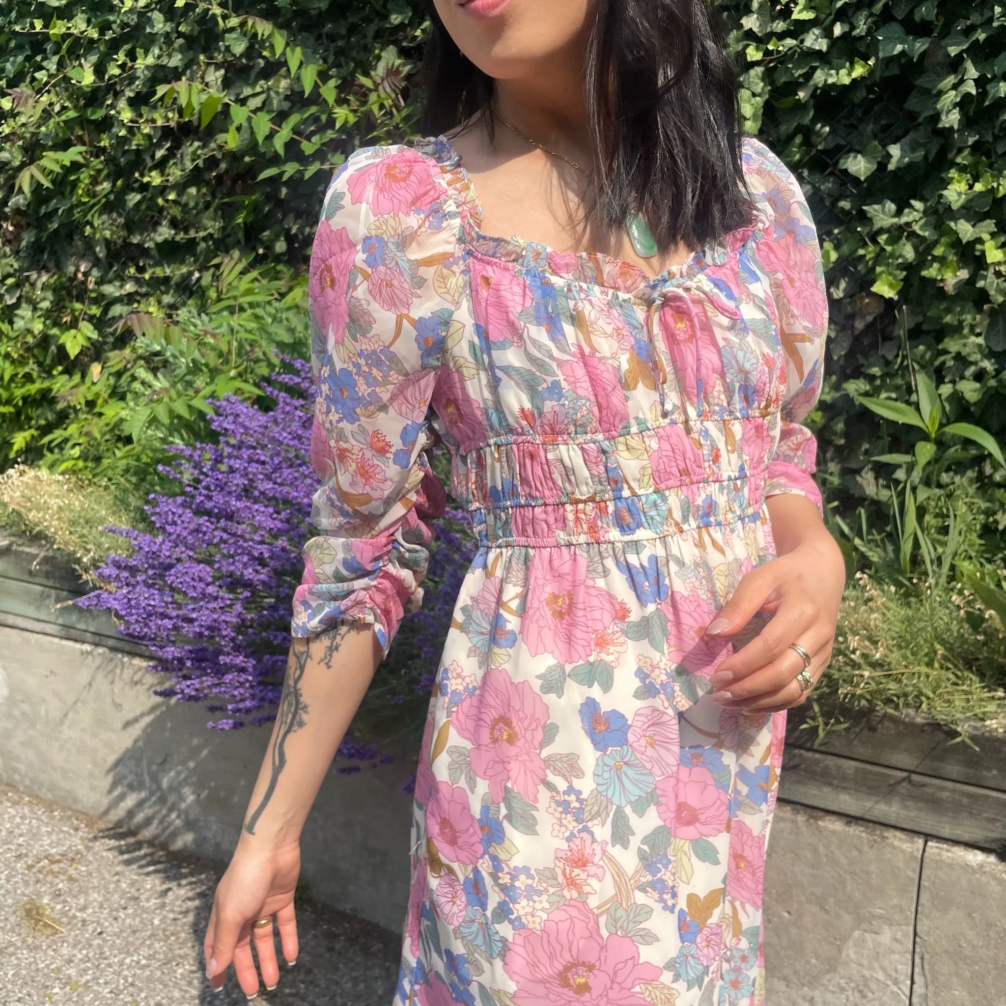 LUCIOLE Floral Dress