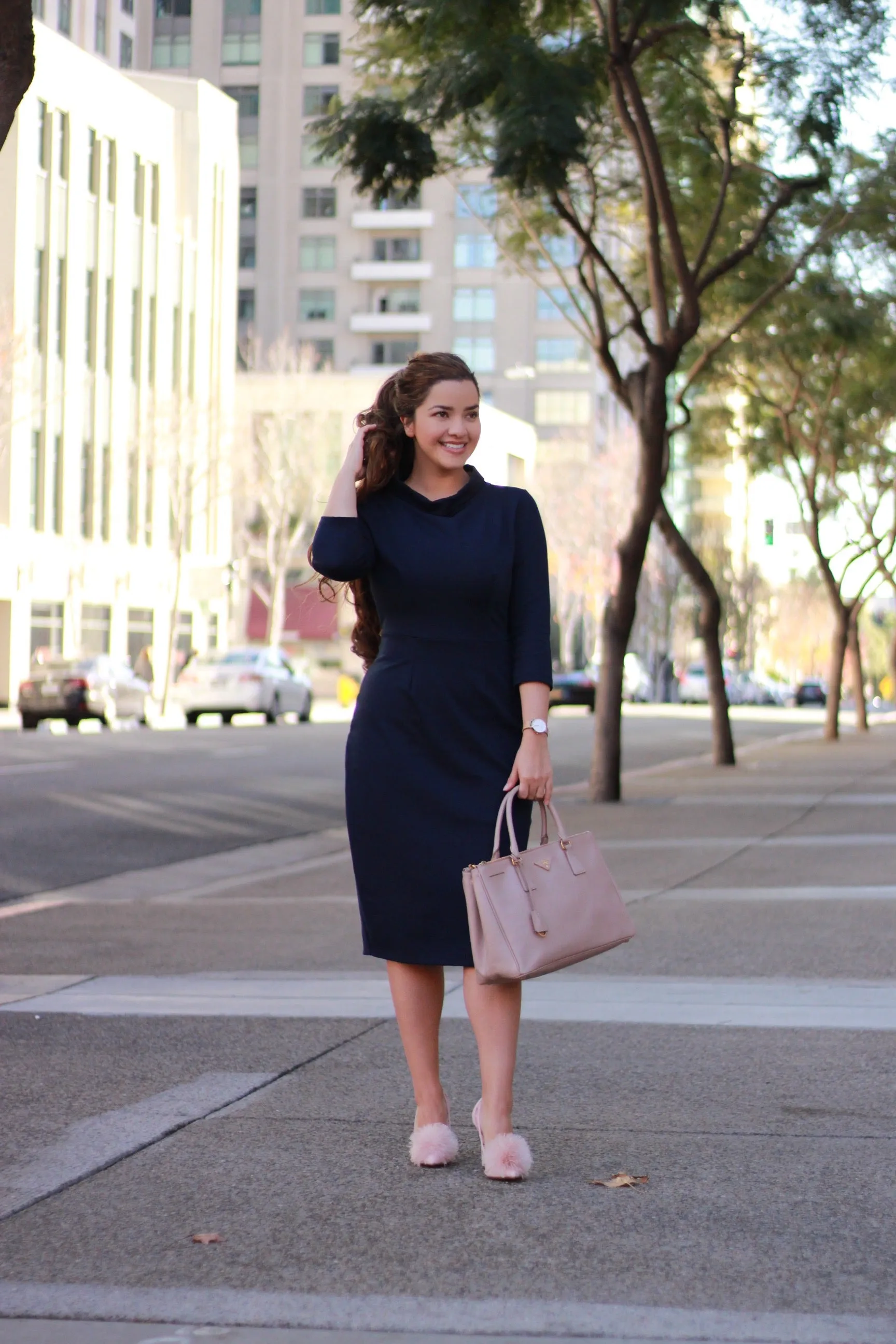 Milan Navy Dress