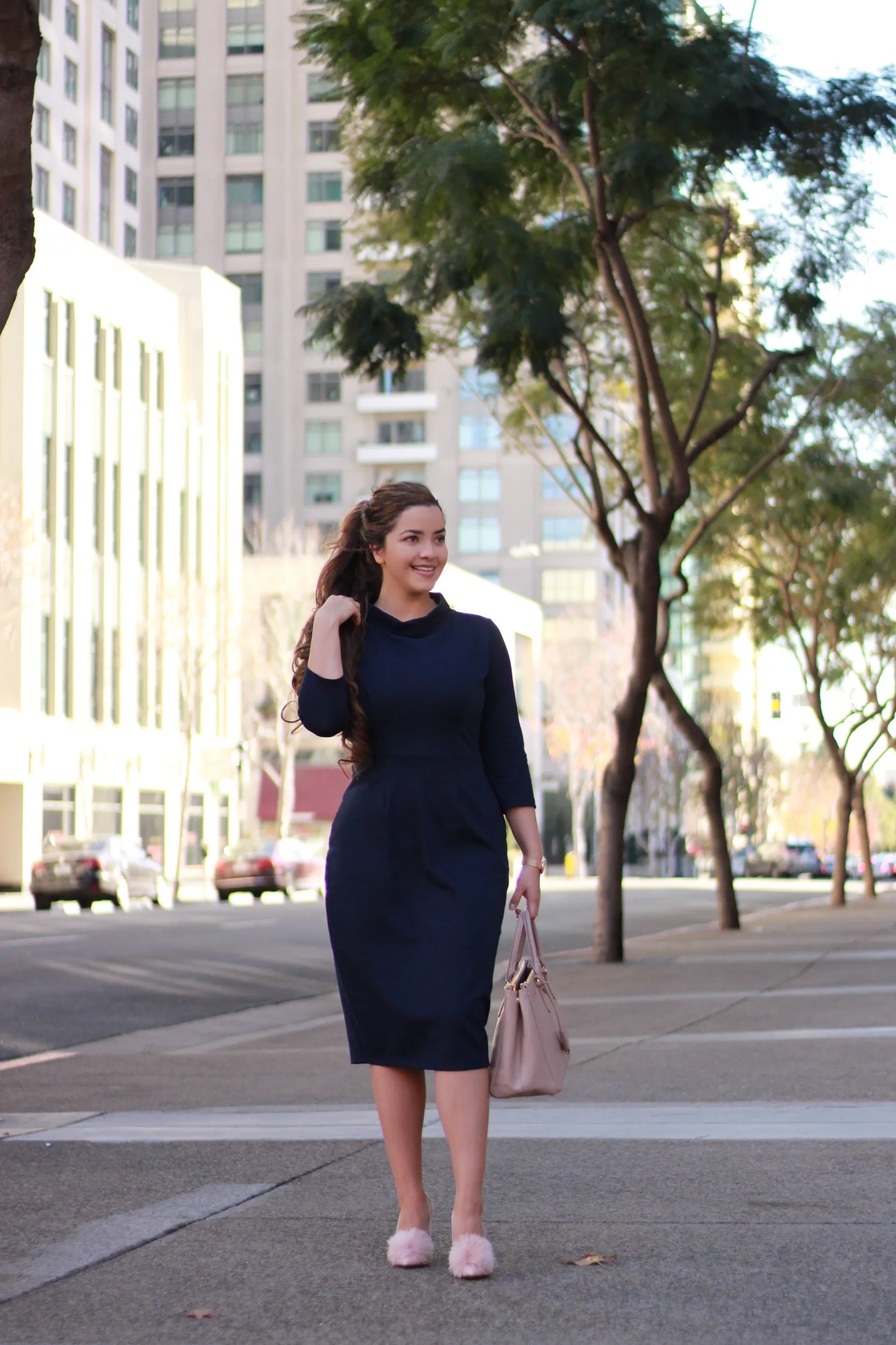 Milan Navy Dress