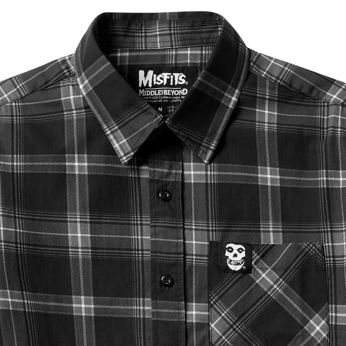 Stylish Misfits Plaid Short-Sleeve Button-Up Shirt