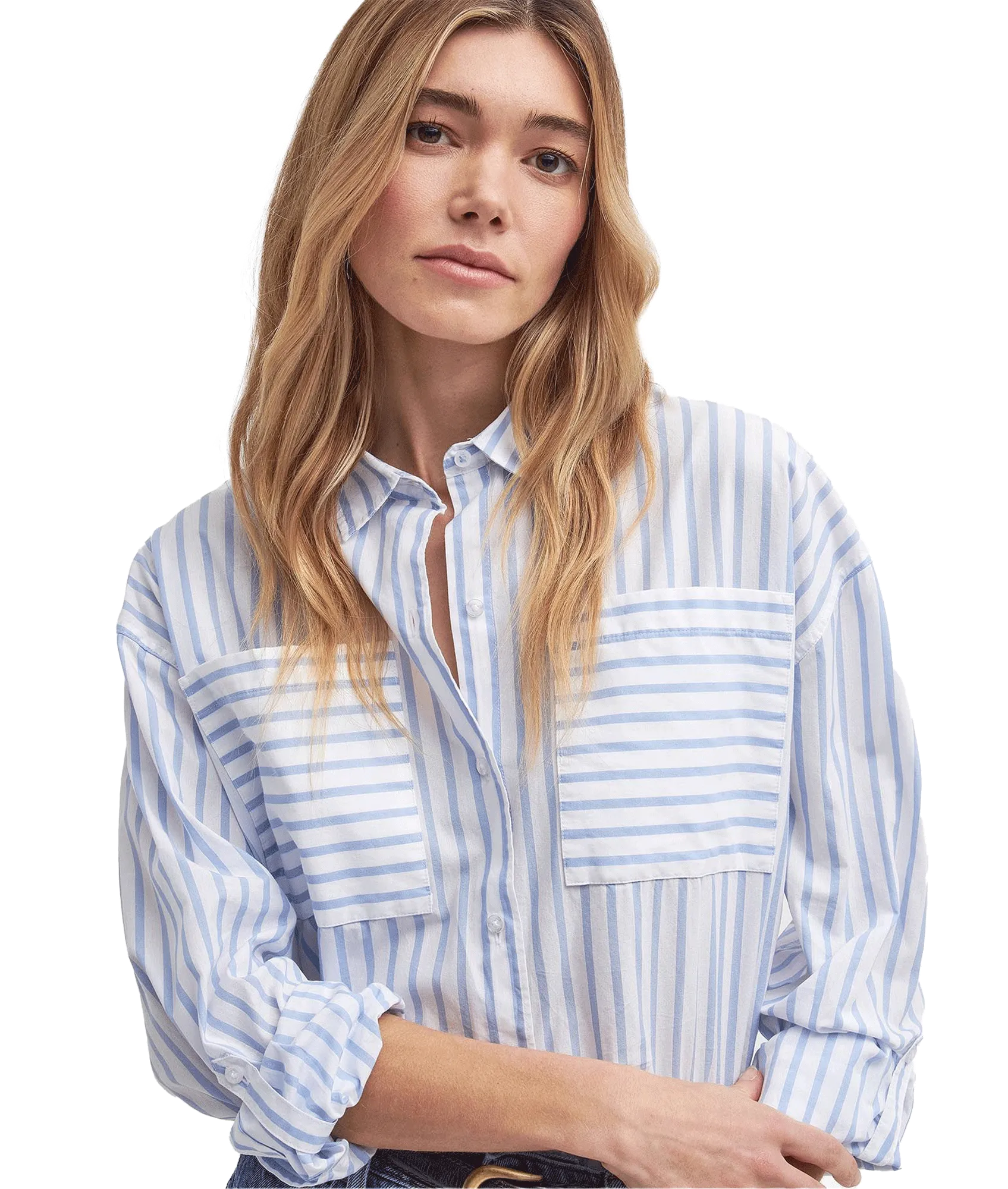 Nicola Striped Relaxed Long-Sleeved Shirt - Multi