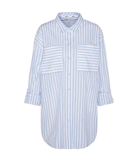 Nicola Striped Relaxed Long-Sleeved Shirt - Multi