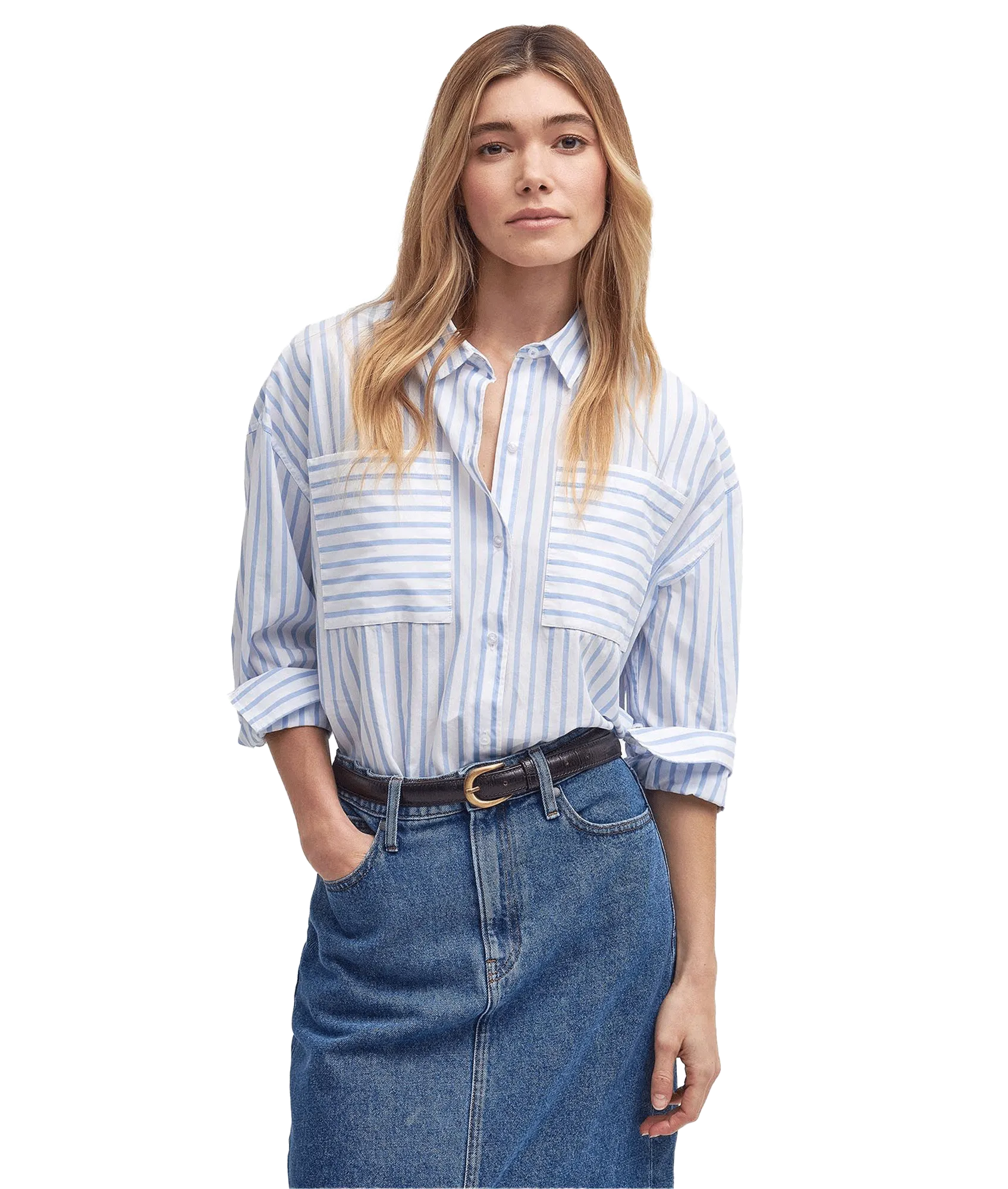 Nicola Striped Relaxed Long-Sleeved Shirt - Multi