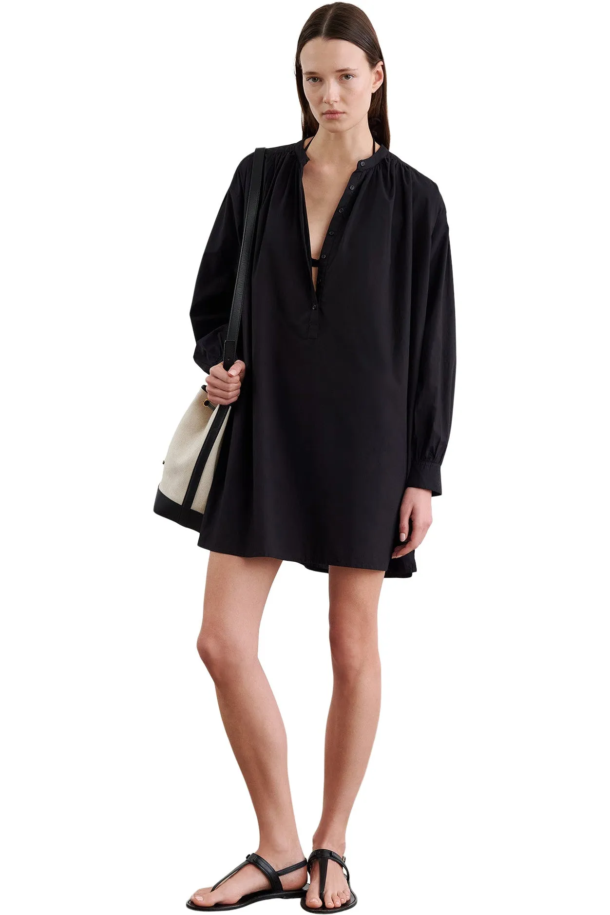 Chic Black Nili Lotan Najam Dress for Effortless Style