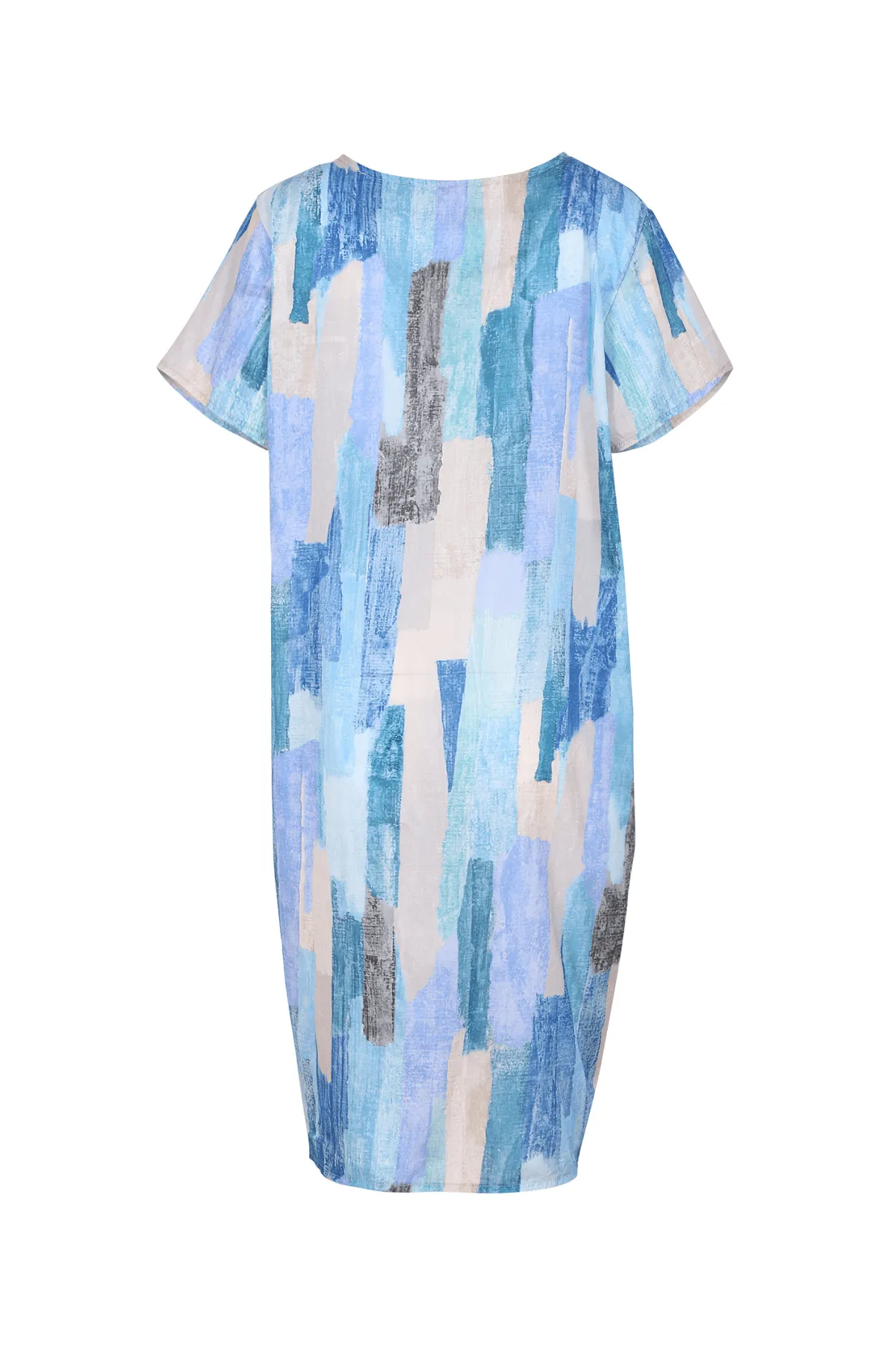 Providencia Shift Dress Lagoon Blue in Cotton