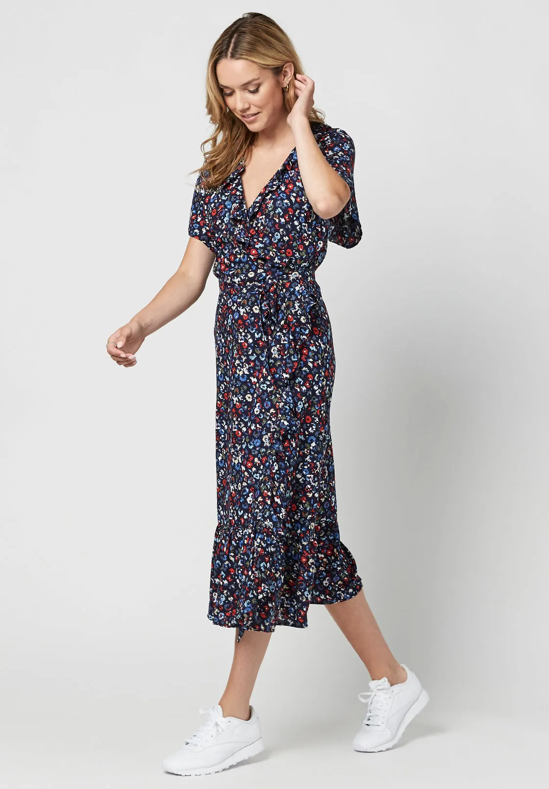 Short Sleeve Shauna Wrap Dress - WD0511H