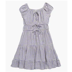 Tween Printed Gauze Babydoll Dress