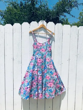 VINTAGE: Tropical Sun Dress