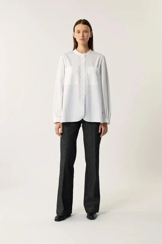 White Cotton Laurette Shirt