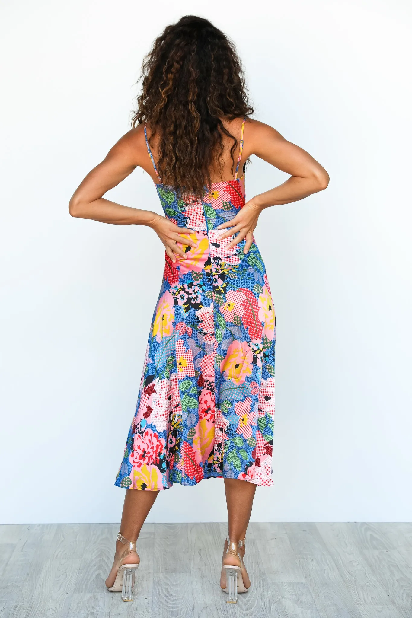 Zazu Dress - Floral/Blue